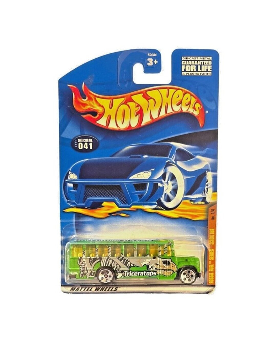 Vintage Die Cast Hot Wheels Fossil Fuel Series Triceratops Bus Car Collector 041 - Picture 6 of 6